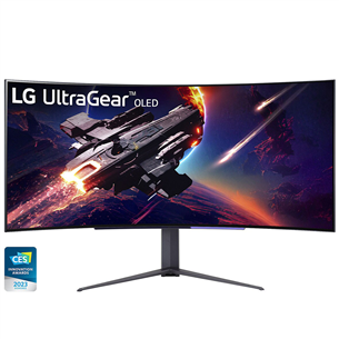 LG UltraGear 45GR95QE, 45'', OLED, WQHD, 240 Гц, изогнутый, черный - Монитор 45GR95QE-B