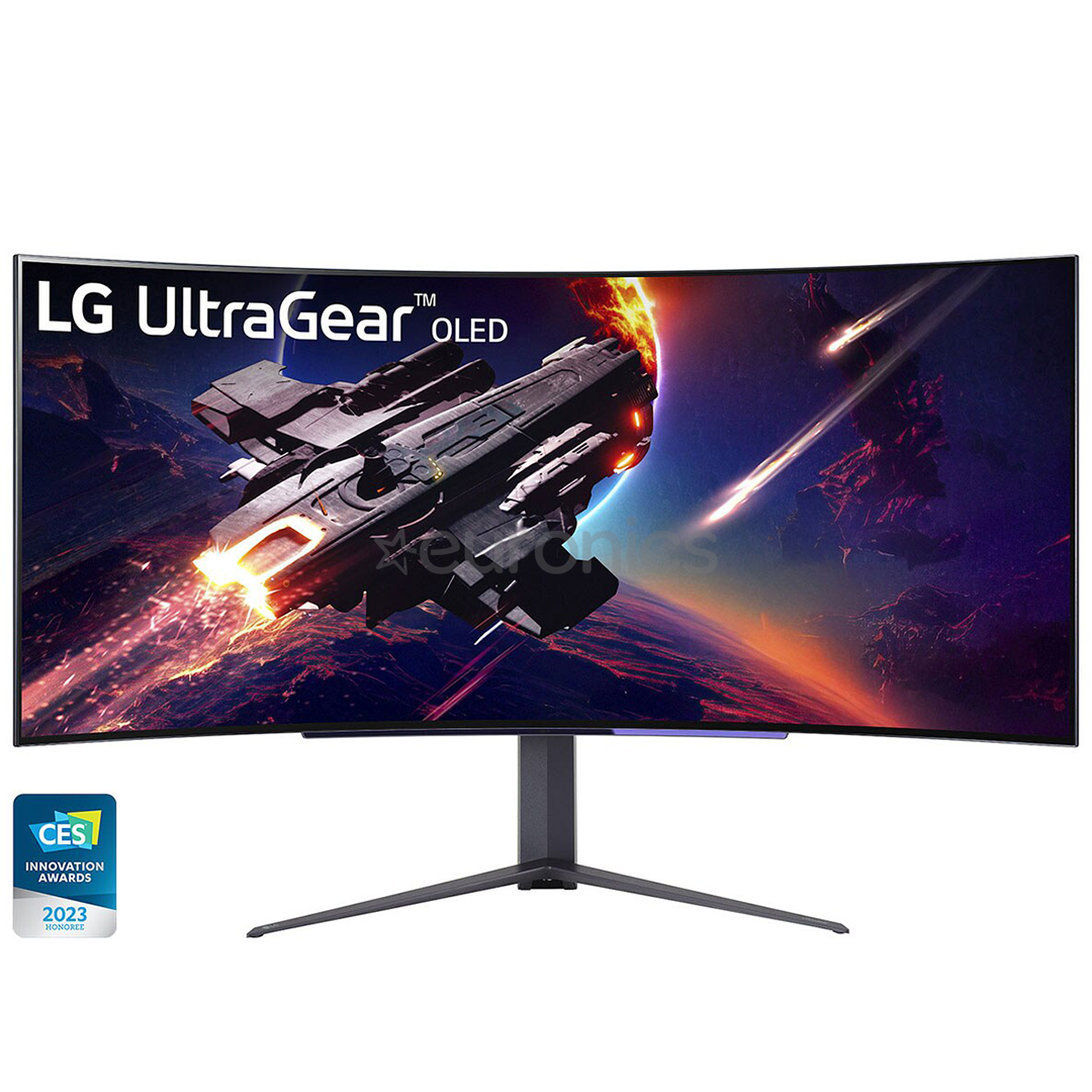 LG UltraGear 45GR95QE, 45'', OLED, WQHD, 240 Hz, curved, black - Monitor