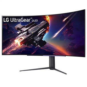 LG UltraGear 45GR95QE, 45'', OLED, WQHD, 240 Hz, nõgus, must - Monitor