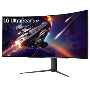 LG UltraGear 45GR95QE, 45'', OLED, WQHD, 240 Hz, curved, black - Monitor