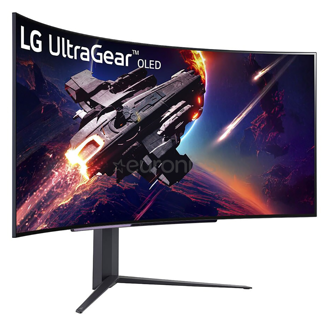 LG UltraGear 45GR95QE, 45'', OLED, WQHD, 240 Hz, curved, black - Monitor