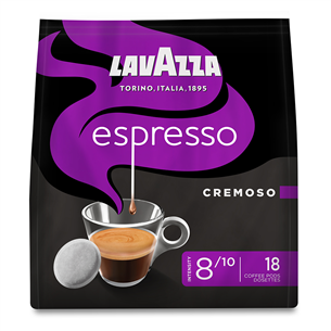 Lavazza Espresso Italiano Cremoso, 18 порций - Кофейные подушечки