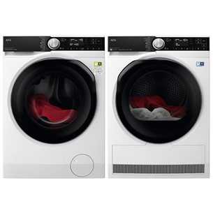 AEG, 9 kg + 9 kg - Washing machine + Clothes dryer