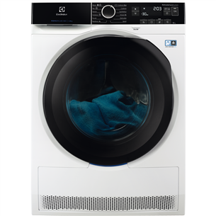 Electrolux, 8 kg, depth 63.8 cm, white - Clothes Dryer EW8H258B
