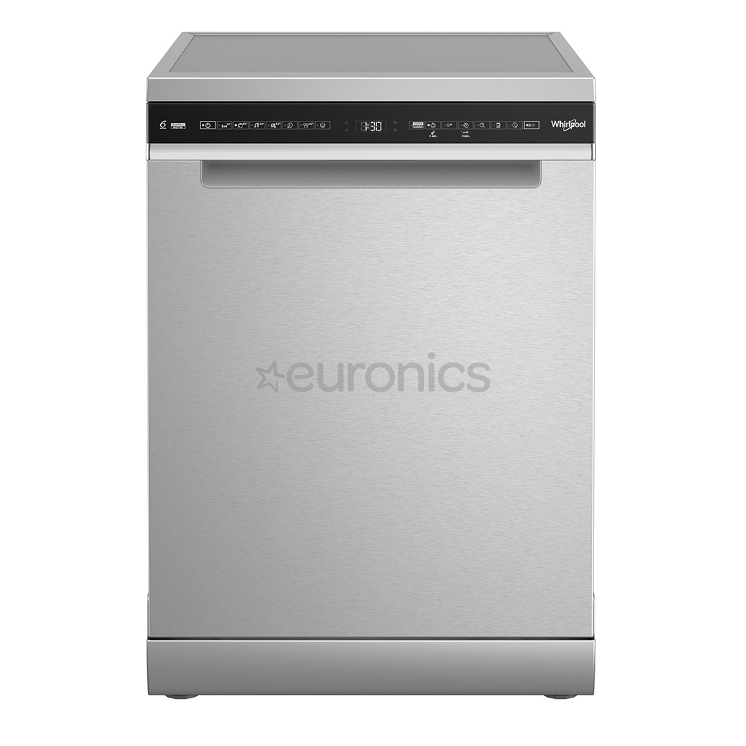 Whirlpool, 15 nõudekomplekti, roostevaba teras - Eraldiseisev nõudepesumasin