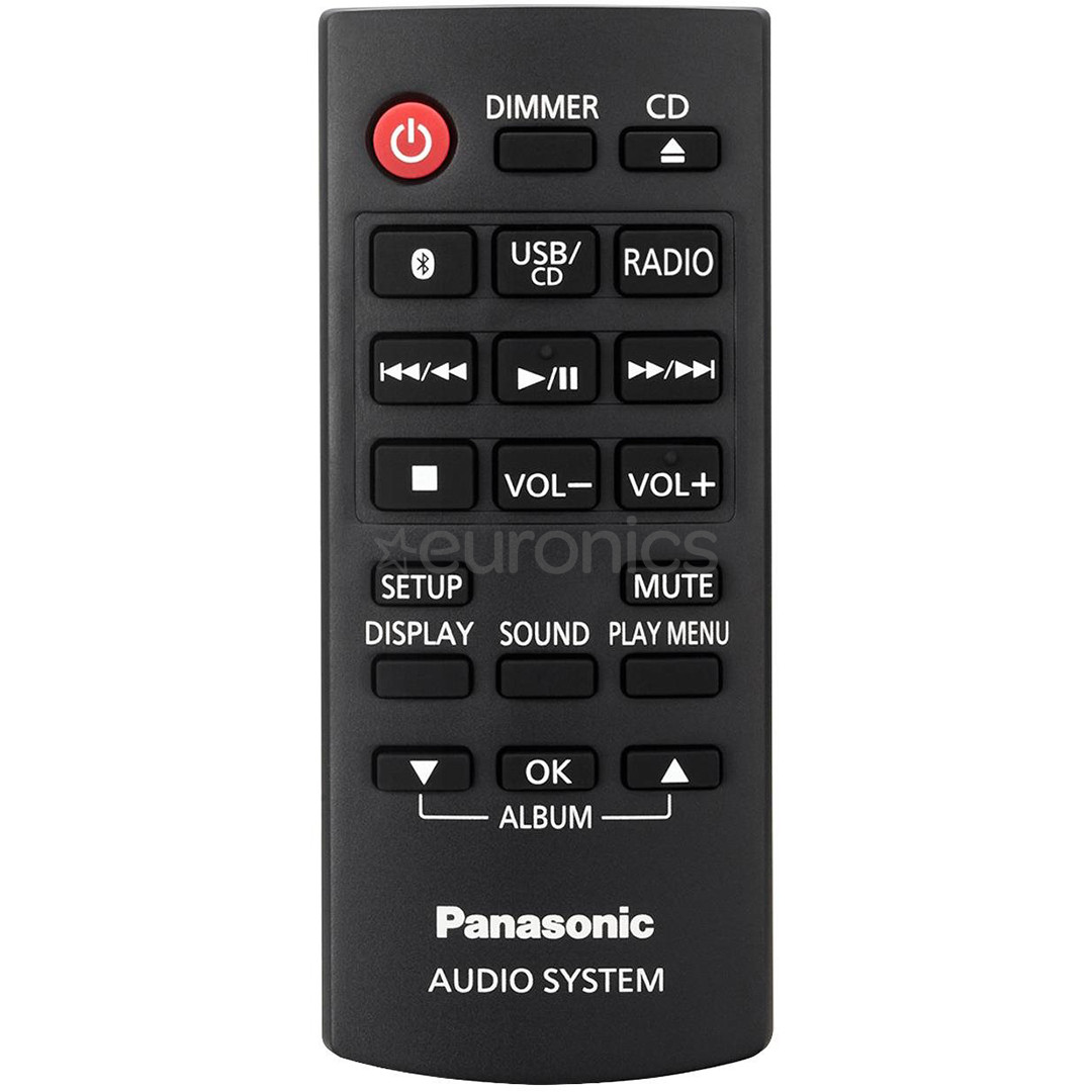 Panasonic PM702, must -  Muusikakeskus