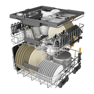 Whirlpool, 15 nõudekomplekti, roostevaba teras - Eraldiseisev nõudepesumasin