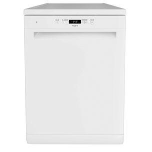 Whirlpool, 14 комплектов посуды, белый - Отдельностоящая посудомоечная машина W2FHD624