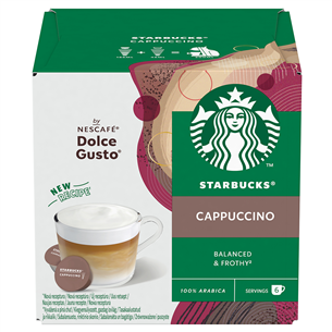 Starbucks Nescafe Dolce Gusto Cappuccino, 6+6 tk - Kohvikapslid 7613036989305