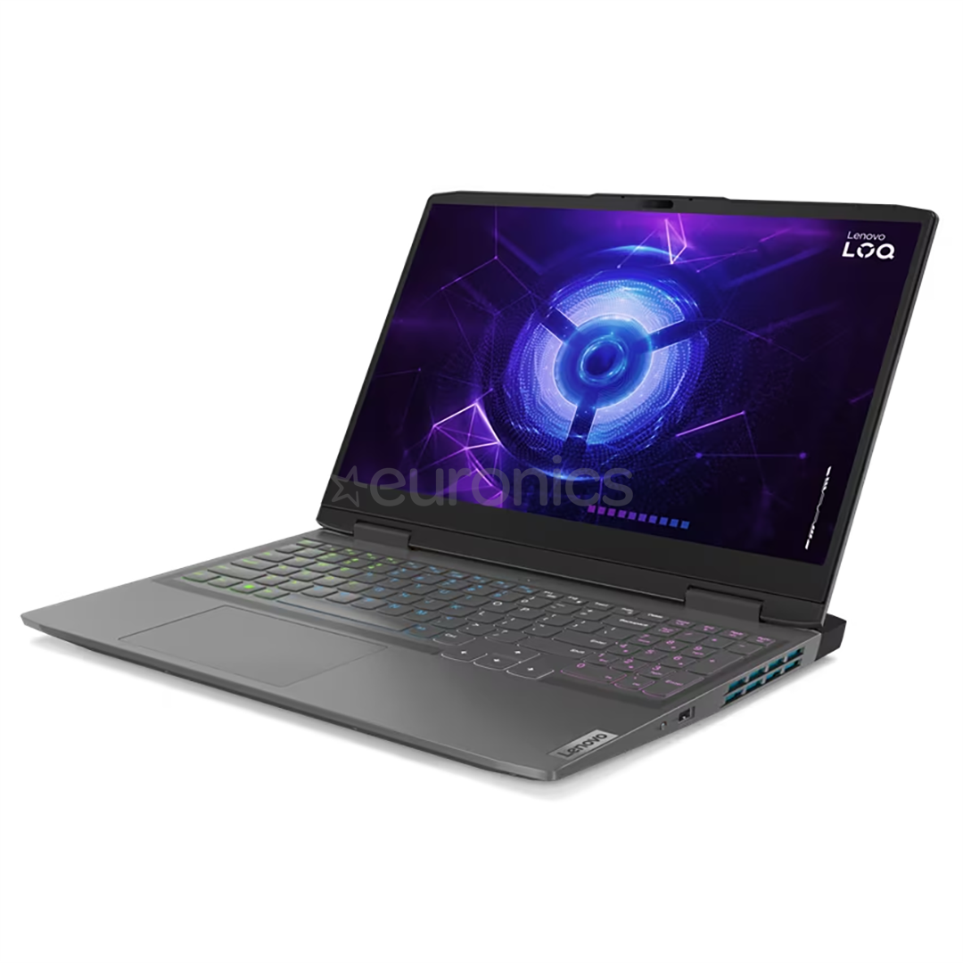 Lenovo LOQ 15IRH8, 15.6'', FHD, 144 Hz, i5, 16 GB, 512 GB, RTX 4050, SWE, tumehall - Sülearvuti