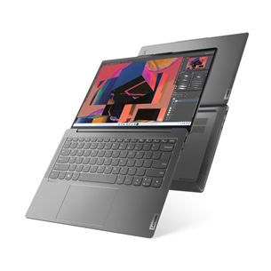 Lenovo Yoga Slim 6 14IAP8, 14'', WUXGA, OLED, i5, 16 GB, 512 GB, SWE, tumehall - Sülearvuti