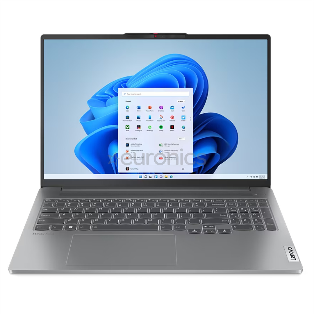 Lenovo IdeaPad Pro 5 16ARP8, 16'', 2.5K, 120 Hz, Ryzen 7, 16 GB, 512 GB, Radeon 680M, SWE, hall - Sülearvuti