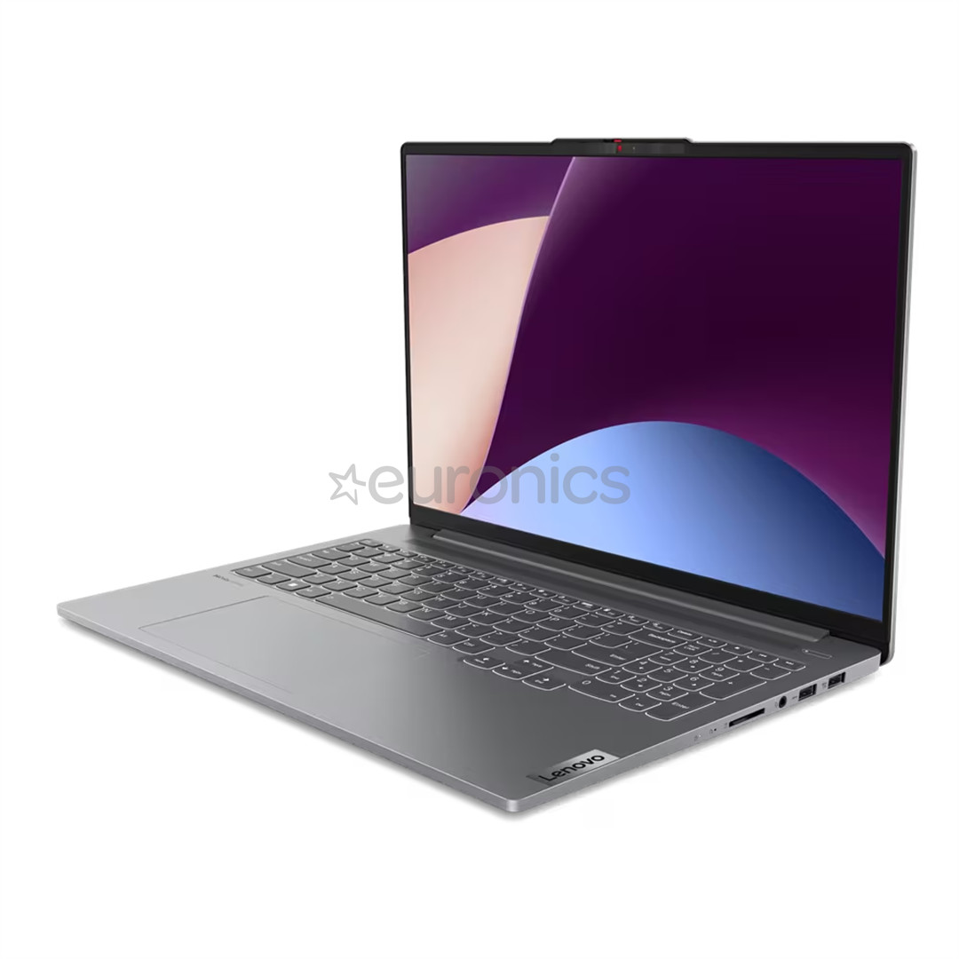 Lenovo IdeaPad Pro 5 16ARP8, 16'', 2.5K, 120 Hz, Ryzen 7, 16 GB, 512 GB, Radeon 680M, SWE, hall - Sülearvuti