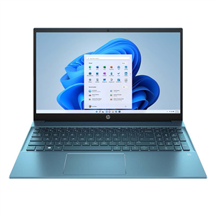 HP Pavilion Laptop 15-eh3000, 15,6'', FHD, Ryzen 5, 16 ГБ, 512 ГБ, SWE, бирюзовый - Ноутбук 8B292EA#UUW