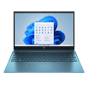 HP Pavilion Laptop 15-eh3000, 15.6'', FHD, Ryzen 5, 16 GB, 512 GB, SWE, türkiissinine - Sülearvuti