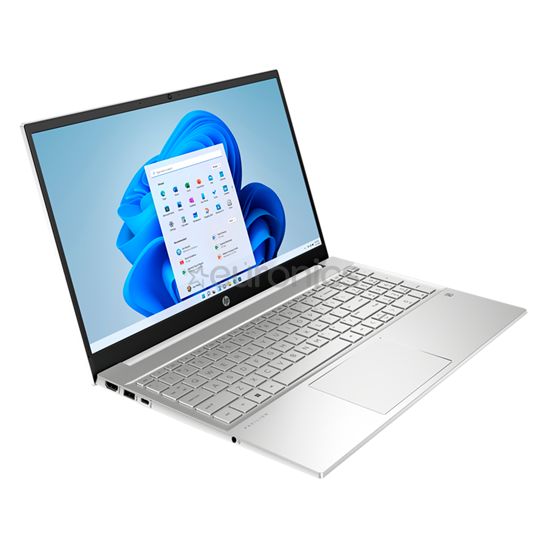 HP Pavilion Laptop 15-eh3000, 15,6'', FHD, Ryzen 5, 16 ГБ, 512 ГБ, SWE, серебристый - Ноутбук