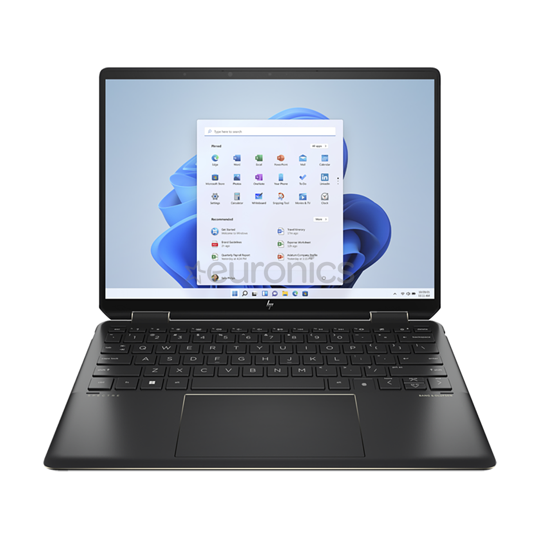 HP Spectre x360 2-in-1 Laptop 14-ef2016no, 14'', WUXGA+, i5, 16 ГБ, 512 ГБ, SWE, черный - Ноутбук
