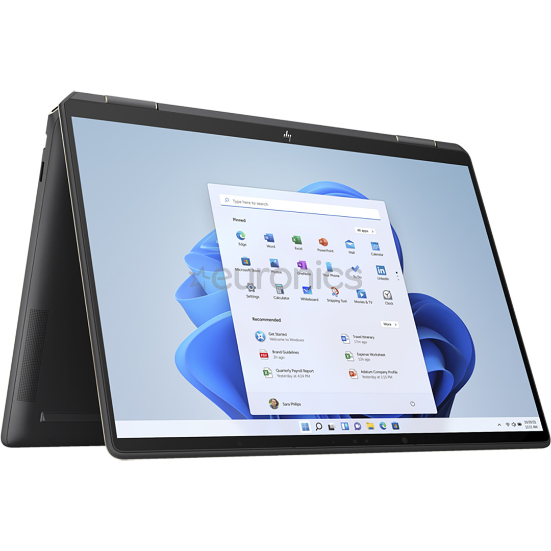HP Spectre x360 2-in-1 Laptop 14-ef2016no, 14'', WUXGA+, i5, 16 ГБ, 512 ГБ, SWE, черный - Ноутбук