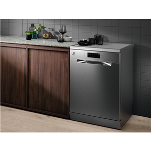 Electrolux 300 AirDry, 13 комплектов посуды, нерж. сталь - Отдельностоящая посудомоечная машина