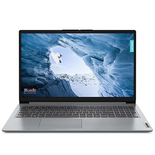 Lenovo IdeaPad 1 15IGL7, 15,6'', FHD, Pentium, 4 ГБ, 128 ГБ, ENG, серый - Ноутбук