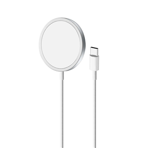 Puro Magnetic Wireless, USB-C, MagSafe, 1 m, valge - Juhtmevaba laadija CUSBCMAG1WHI