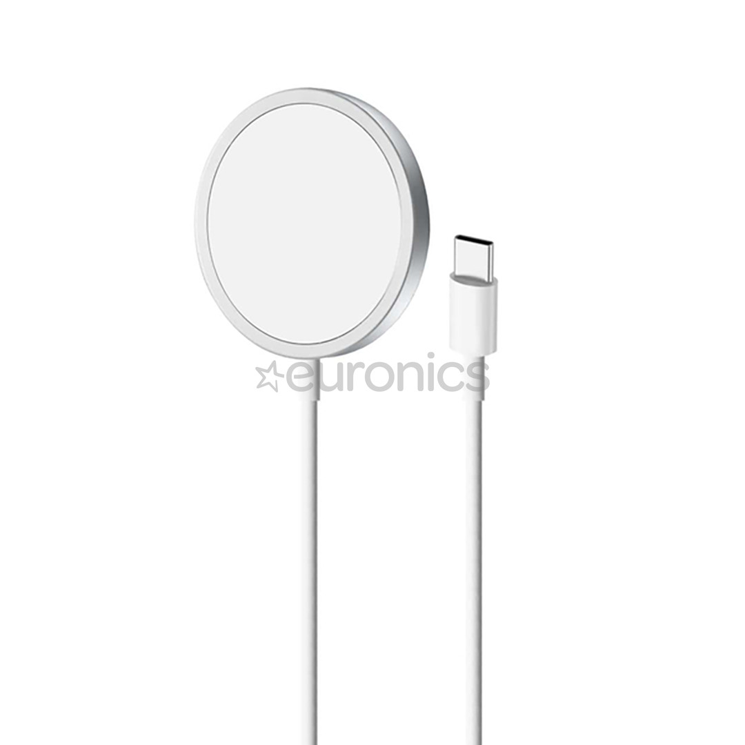 Puro Magnetic Wireless, USB-C, MagSafe, 1 м, белый - Беспроводное зарядное устройство