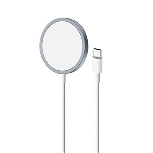 Puro Magnetic Wireless, USB-C, MagSafe, 1 m, sinine - Juhtmevaba laadija CUSBCMAG1LBLUE