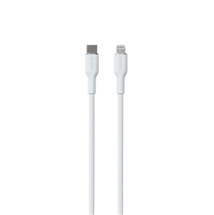 Puro SOFT, USB-C, Lightning, 1,5 m, white - Cable