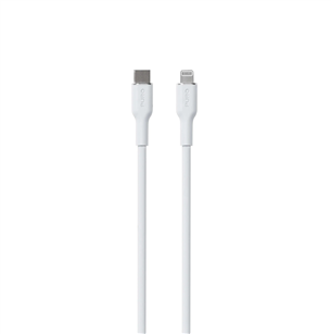 Puro SOFT, USB-C, Lightning, 1,5 м, белый - Кабель PUCAPLTUSBCICONWHI