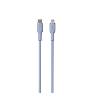 Puro SOFT, USB-C, Lightning, 1,5 m, helesinine - Kaabel