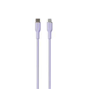 Puro SOFT, USB-C, Lightning, 1,5 m, lilla - Kaabel PUCAPLTUSBCICONLVD