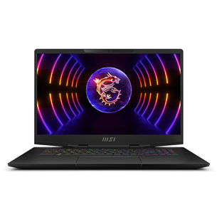 MSI Stealth 17 Studio A13VH, 17.3'', Mini LED, UHD, 144 Hz, i9, 32 GB, 2 TB, RTX 4080, W11P, ENG, black - Notebook