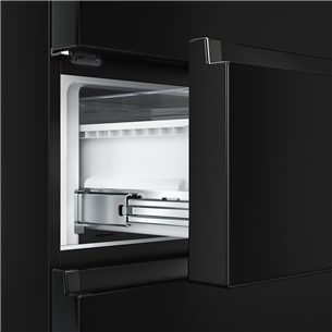 Hisense, NoFrost, 493 L, height 200 cm, black - Refrigerator