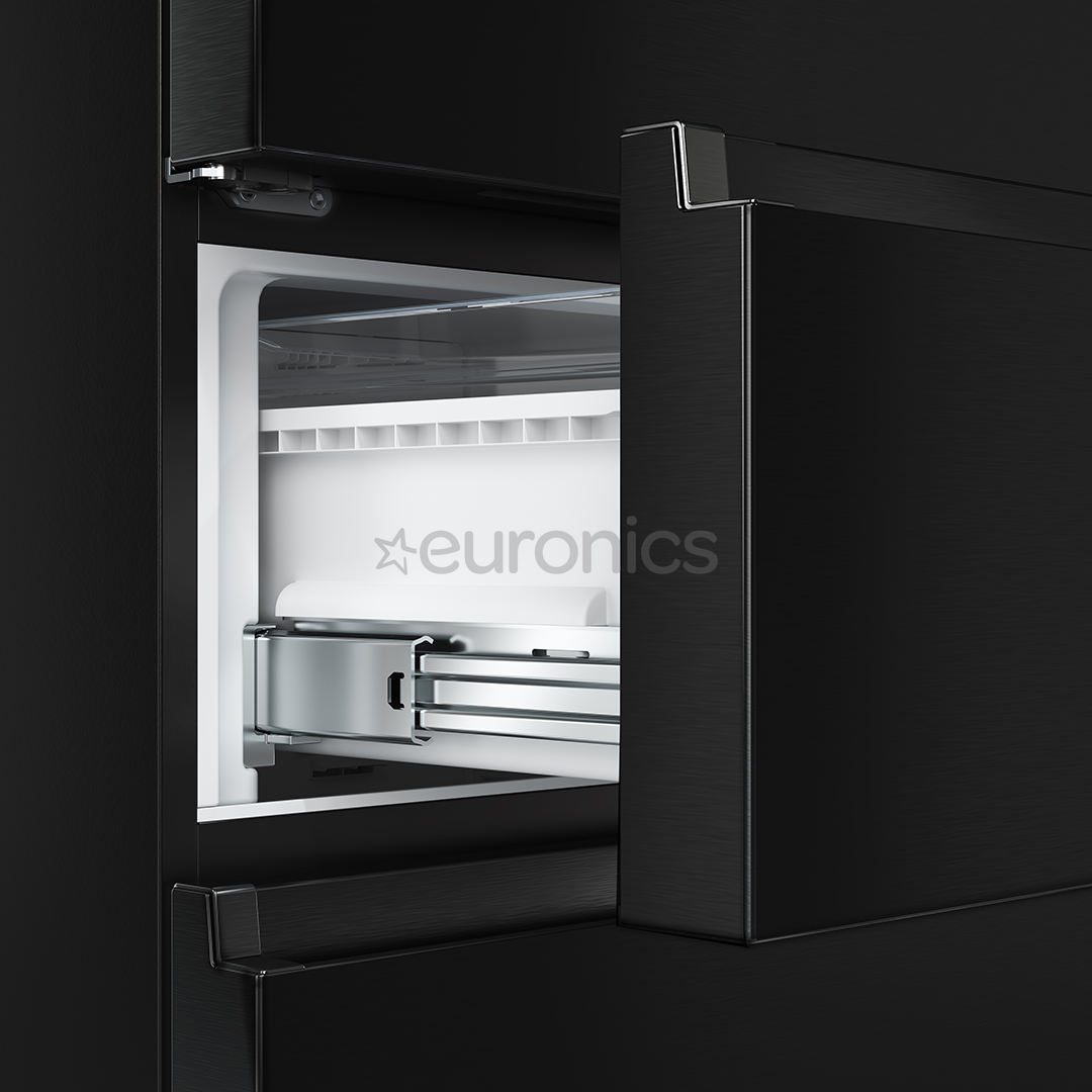 Hisense, NoFrost, 493 L, height 200 cm, black - Refrigerator