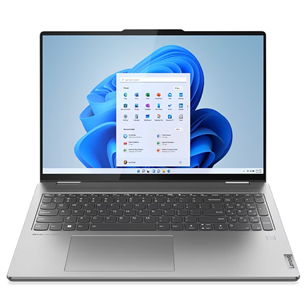 Lenovo Yoga 7 16ARP8, 16'', touch, WUXGA, Ryzen 5, 16 GB, 512 GB, Radeon 660M, SWE, arctic gray - Notebook 83BS000SMX