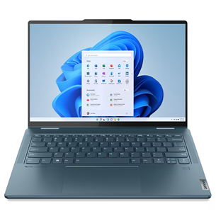 Lenovo Yoga 7 14ARP8, 14'', puutetundlik, OLED, WUXGA, Ryzen 5, 16 GB, 512 GB, Radeon 660M, SWE, türkiissinine - Sülearvuti