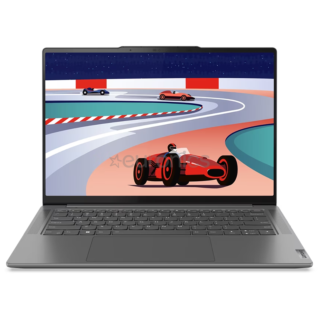 Lenovo Yoga Pro 7 14ARP8, 14,5'', 2.5K, Ryzen 5, 16 ГБ, 512 ГБ, Radeon 660M, SWE, серый - Ноутбук