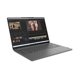 Lenovo Yoga Pro 7 14ARP8, 14,5'', 2.5K, Ryzen 5, 16 ГБ, 512 ГБ, Radeon 660M, SWE, серый - Ноутбук