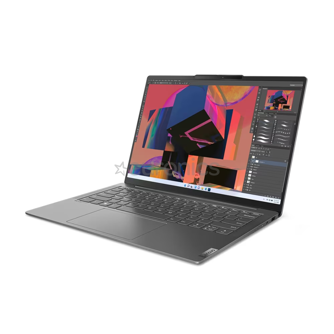 Lenovo Yoga Slim 6 14IAP8, 14'', WUXGA, OLED, i7, 16 GB, 512 GB, SWE, tumehall - Sülearvuti