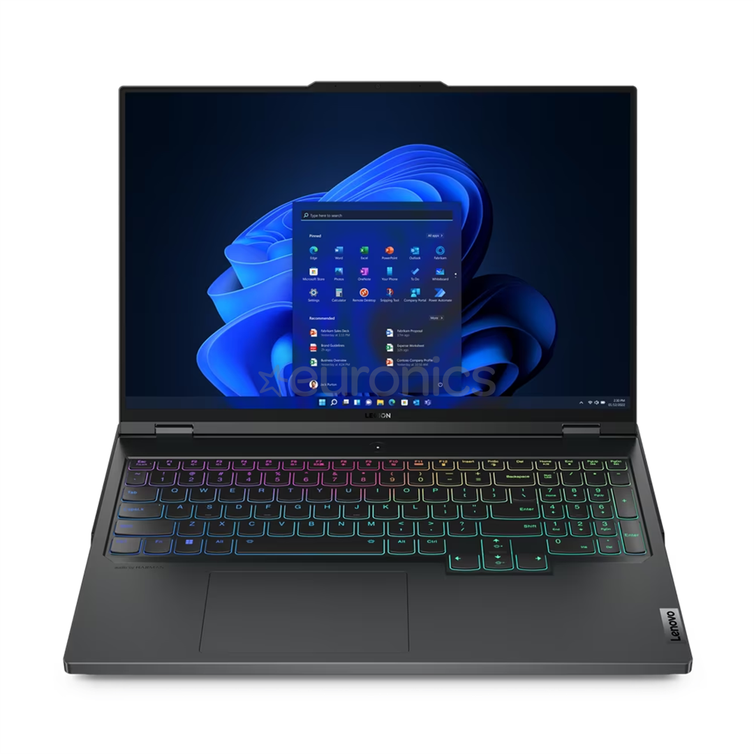 Lenovo Legion Pro 7 16IRX8, 16'', WQXGA, 240 Hz, i9, 32 GB, 1 TB, RTX 4080, SWE, must - Sülearvuti