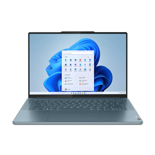 Lenovo Yoga Slim 7 14APU8, 14.5'', OLED, 2.9K, Ryzen 7, 16 GB, 1 TB, Radeon 780M, SWE, türkiissinine - Sülearvuti 83AA000QMX