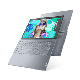 Lenovo Yoga Slim 7 14APU8, 14,5'', OLED, 2.9K, Ryzen 7, 16 ГБ, 1 ТБ, Radeon 780M, SWE, серый - Ноутбук
