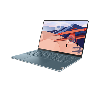 Lenovo Yoga Slim 7 14APU8, 14.5'', OLED, 2.9K, Ryzen 7, 16 GB, 1 TB, Radeon 780M, SWE, türkiissinine - Sülearvuti