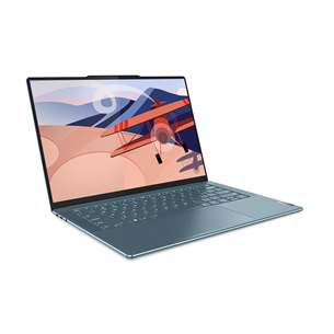 Lenovo Yoga Slim 7 14APU8, 14.5'', OLED, 2.9K, Ryzen 7, 16 GB, 1 TB, Radeon 780M, SWE, türkiissinine - Sülearvuti