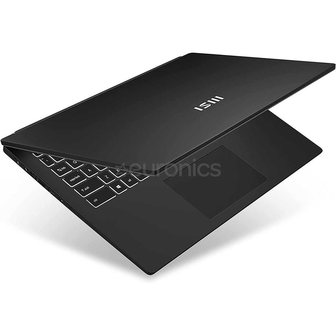 MSI Modern 15 B12M, 15.6'', FHD, i5, 8 GB, 512 GB, ENG, black - Notebook