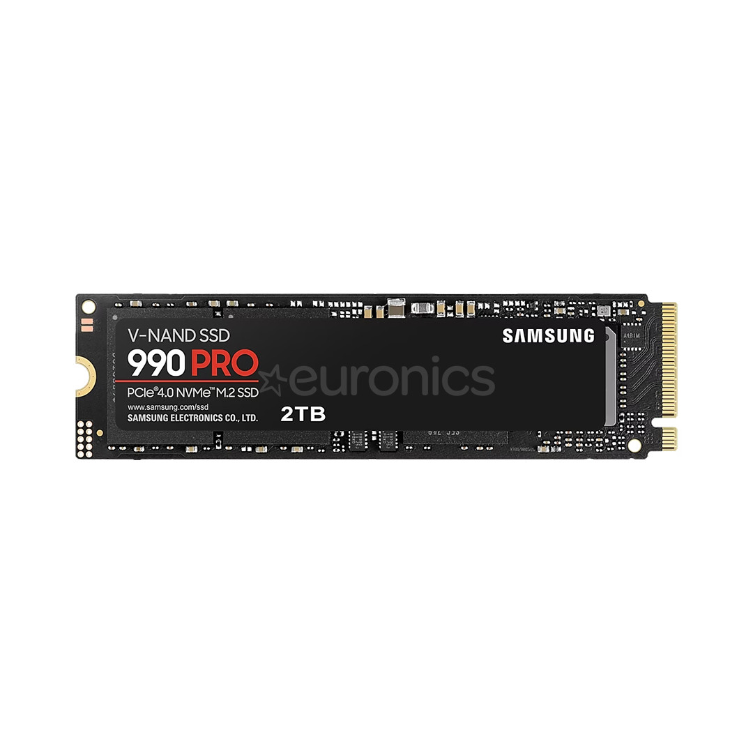 Samsung 990 PRO, 2 ТБ, PCIe 4.0 NVMe M.2, черный - SSD