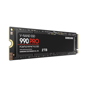 Samsung 990 PRO, 2 TB, PCIe 4.0 NVMe M.2, black - SSD