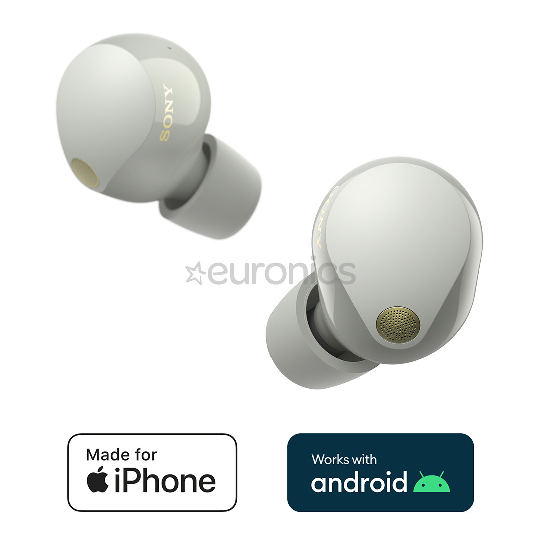 Sony WF-1000XM5, silver - True-wireless Earbuds