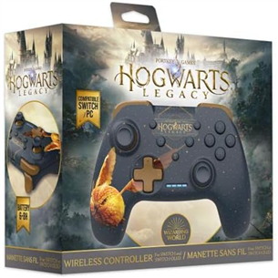 Freaks and Geeks Hogwarts Legacy Golden Snidget Controller, Nintendo Switch, PC, must - Juhtmevaba pult