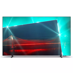 Philips OLED718, 55'', Ultra HD, OLED, feet stand, black - TV 55OLED718/12